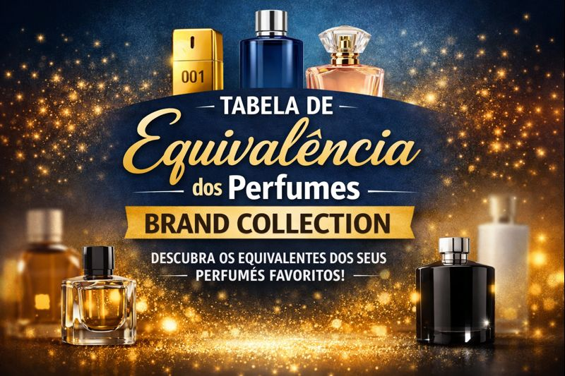 Tabela de Equivalência dos Perfumes Brand Collection